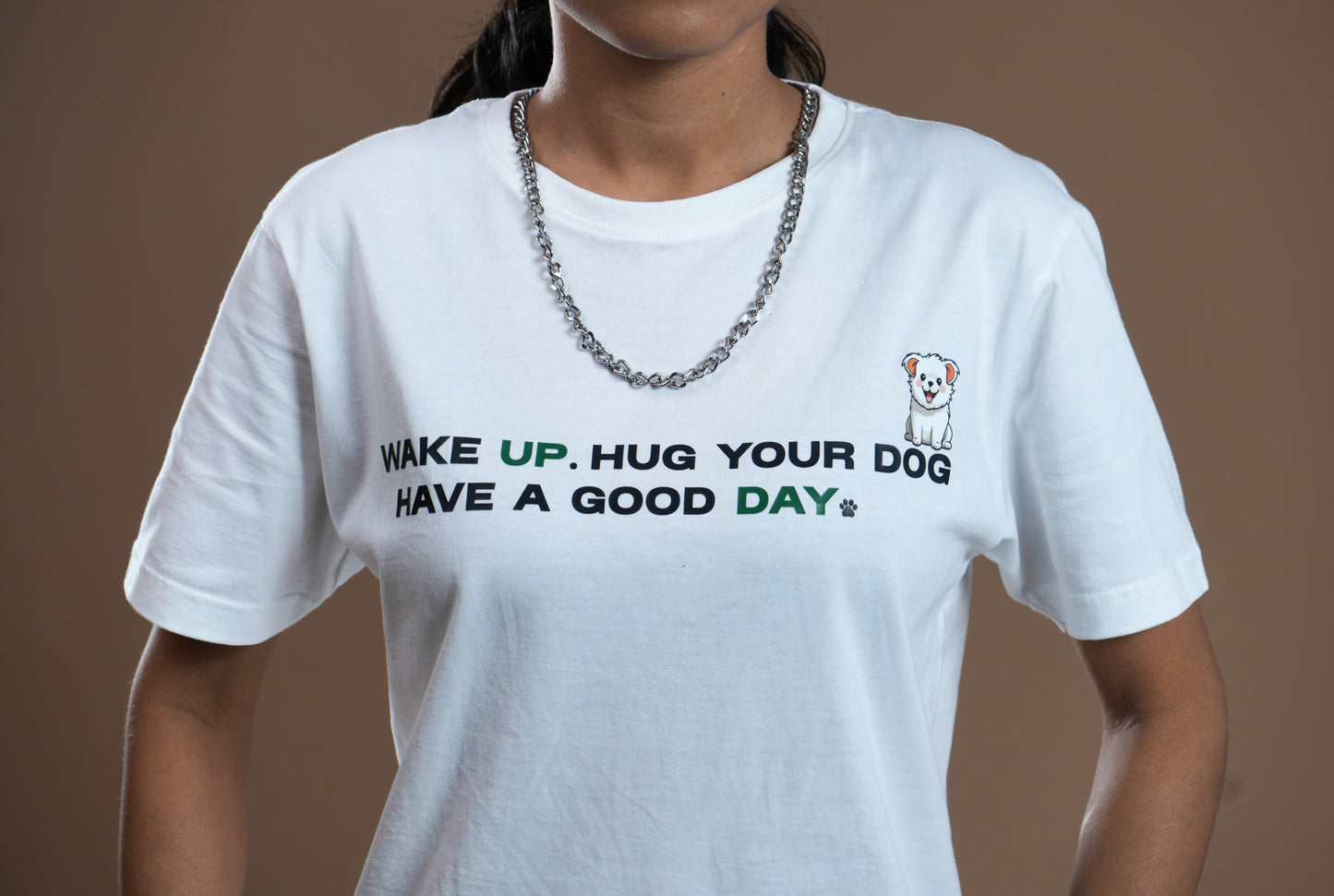 HUG YOUR DOG (white)